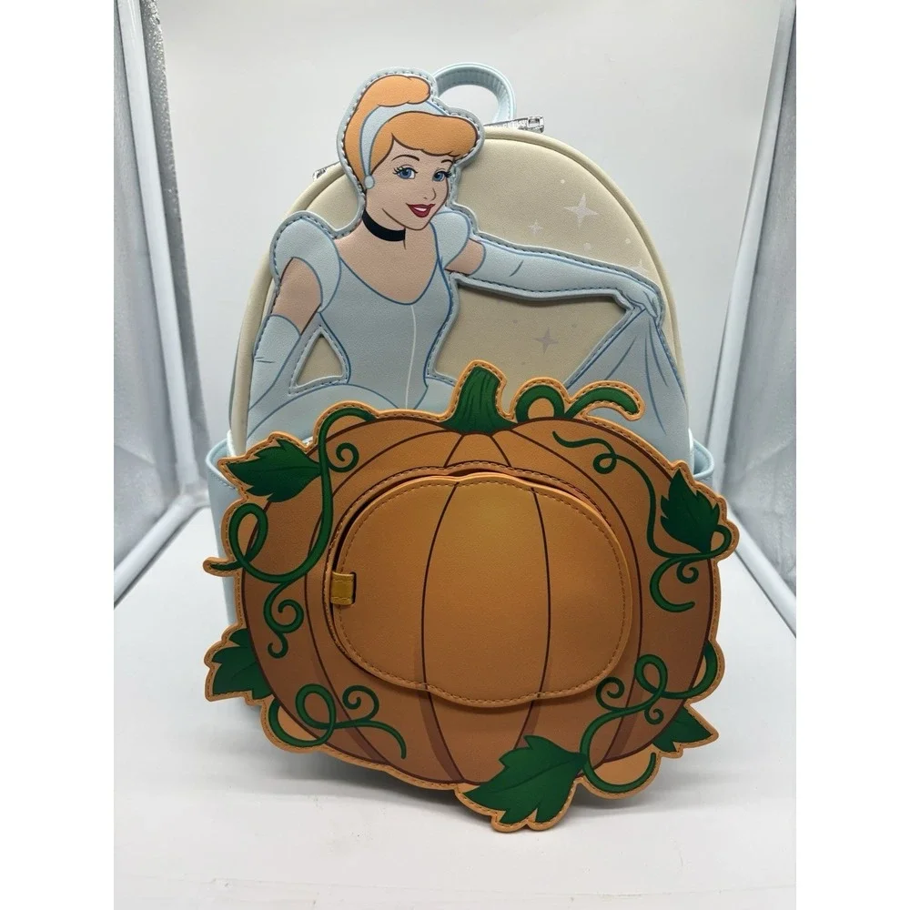 Loungefly Disney Cinderella Ballgown Pumpkin Mini Backpack.